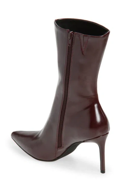 Jeffrey Campbell Everynight Pointed Toe Bootie In Brown
