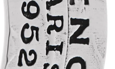 Givenchy Tape Earrings In Metal And Enamel In Metallic