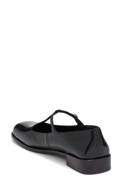 Jeffrey Campbell Truscott T-strap Flat In Black