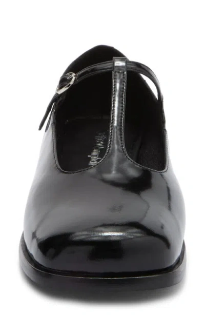 Jeffrey Campbell Truscott T-strap Flat In Black