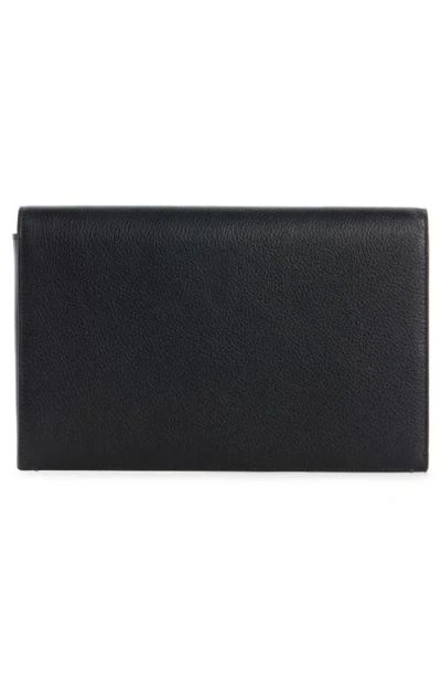 Givenchy Day Leather Flap Pouch In Black