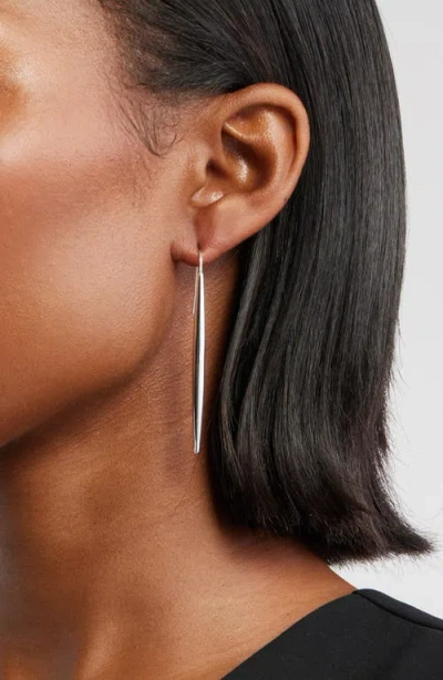 Nordstrom Pointed Bar Drop Earrings In Metallic