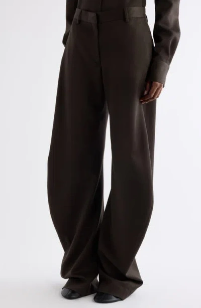 Acne Studios Women Tailored Trousers In Brown