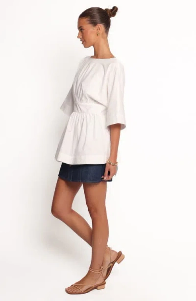 Petal And Pup Petal & Pup Camila Open Back Top In Red