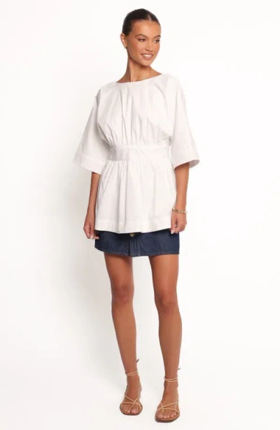 Petal And Pup Petal & Pup Camila Open Back Top In Red