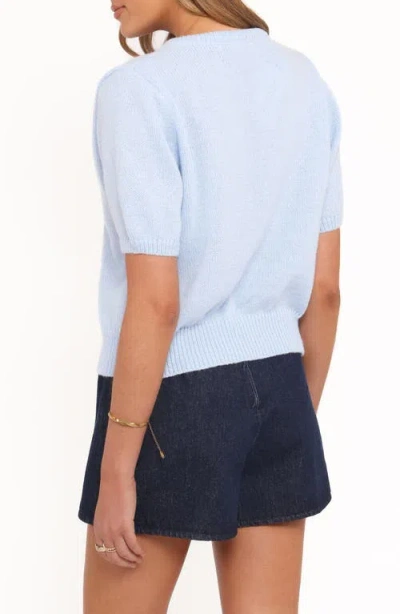 Petal And Pup Petal & Pup Koskie Tie Front Knit Top In Blue