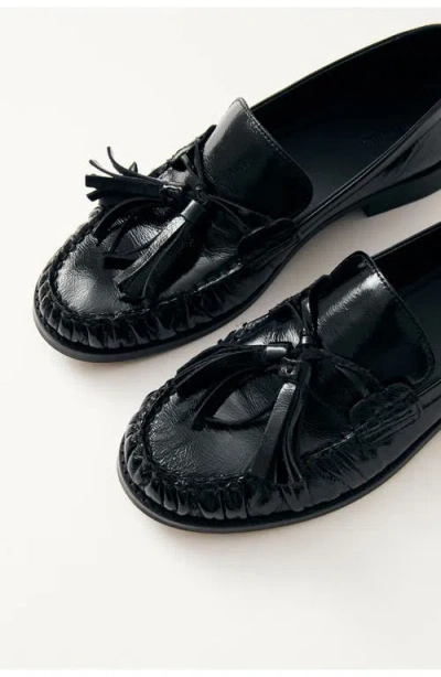 Alohas Marietta Onix Leather Loafer In Black, Women's At Urban Outfitters In Black