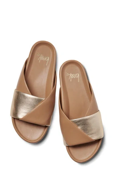 Beek Paloma Slide Sandal In Brown