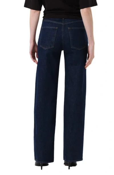 Agolde Harper Mid Rise Relaxed Straight Jeans In Reissue In Blue