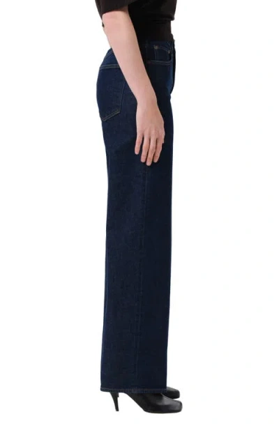 Agolde Harper Mid Rise Relaxed Straight Jeans In Reissue In Blue