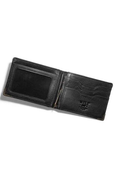 Will Leather Goods The Industrial Leather Bifold Wallet In Black