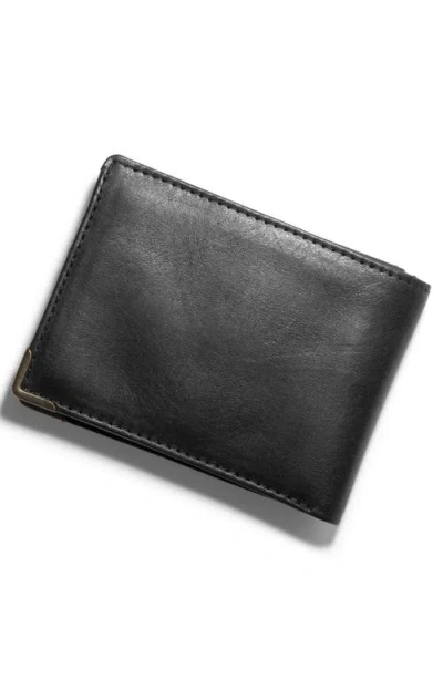 Will Leather Goods The Industrial Leather Bifold Wallet In Black