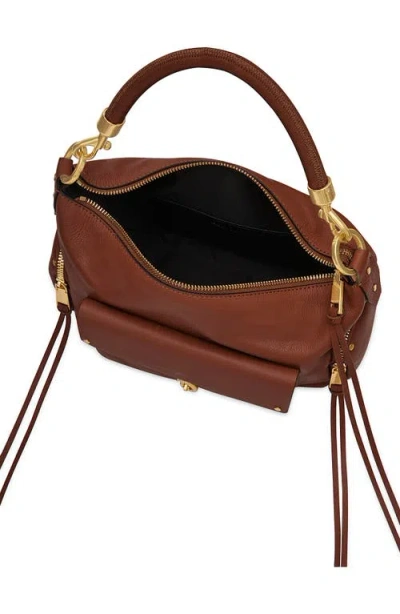 Rebecca Minkoff Mab Leather Shoulder Bag In Brown