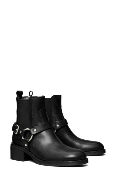 Tory Burch Ankle Boots With Block Heel And Buckle In Black