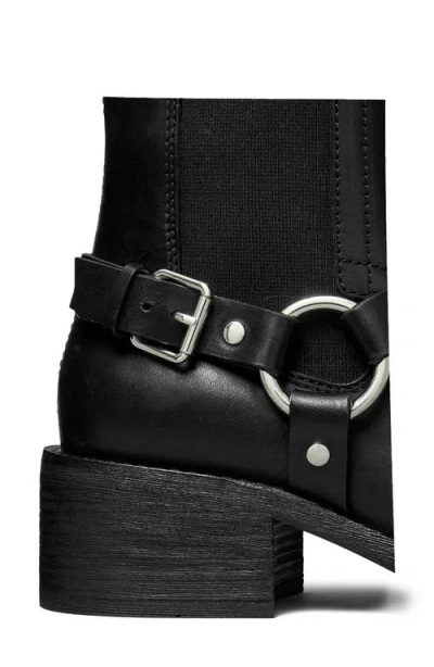 Tory Burch Ankle Boots With Block Heel And Buckle In Black