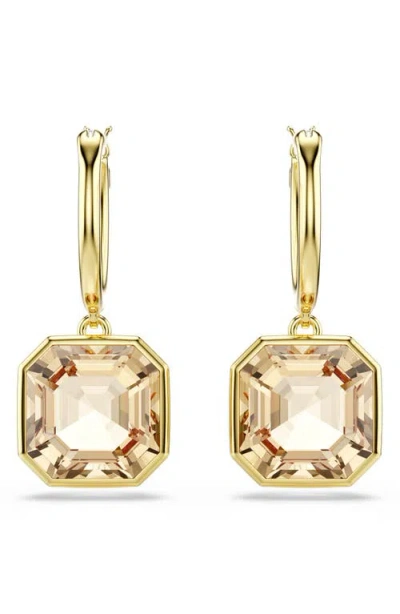 Swarovski Millenia Drop-ohrhänger In Gold