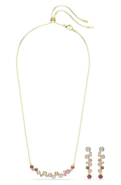 Swarovski Constella Set In Gold