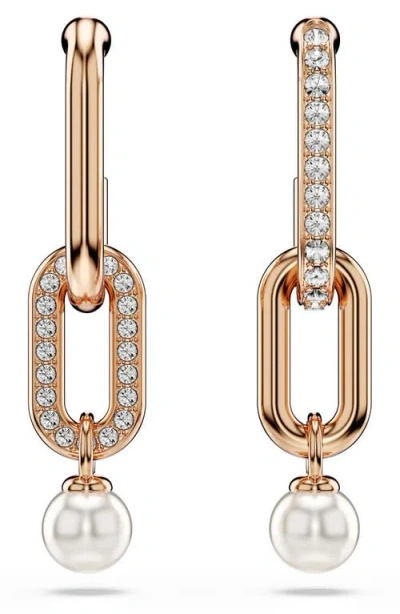 Swarovski Constella Drop Earrings In Gold