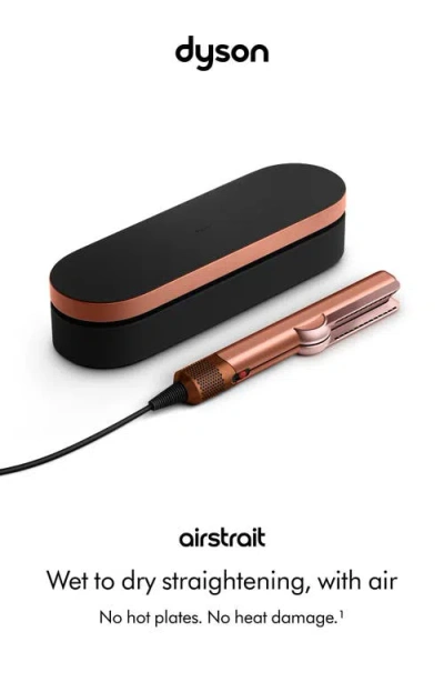 Dyson Limited Edition Airstrait Wet-to-dry Straightener In Amber Silk Null