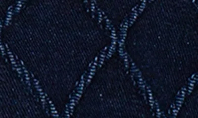 Liverpool Los Angeles Frayed Edge Velvet Trim Jacket In Blue