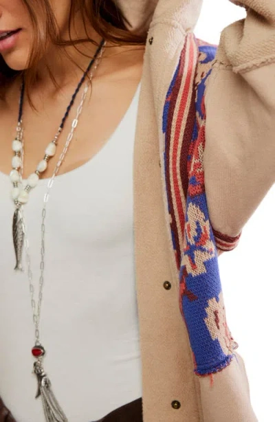 Free People Bowery Sweatshirt Hoodie In Brown