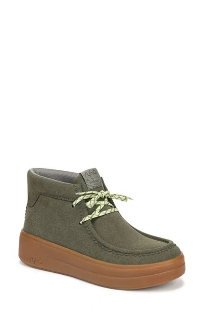 Ryka Rykä Vibrant Wedge Chukka Boot In Green