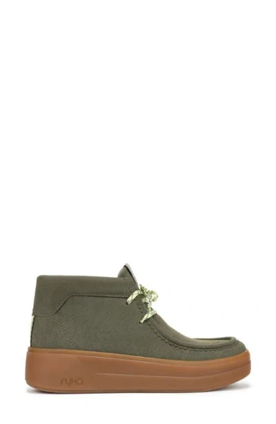 Ryka Rykä Vibrant Wedge Chukka Boot In Green