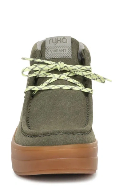 Ryka Rykä Vibrant Wedge Chukka Boot In Green