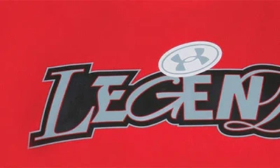 Under Armour Kids' Ua Legend Tech Graphic T-shirt In Red
