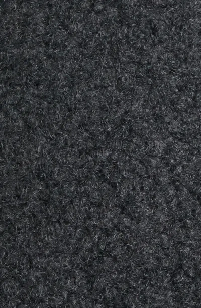 Bcbg Embroidered Trim Long Scarf Coat In Gray