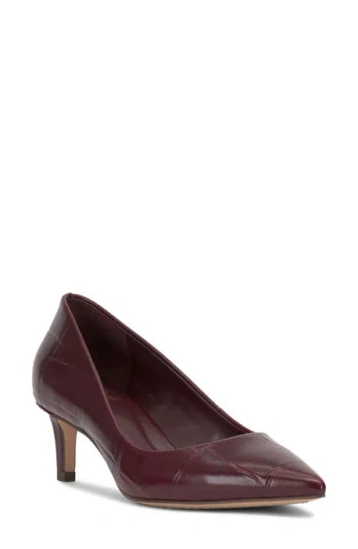 Vince Camuto Kehlia Pointed Toe Pump In Burgundy