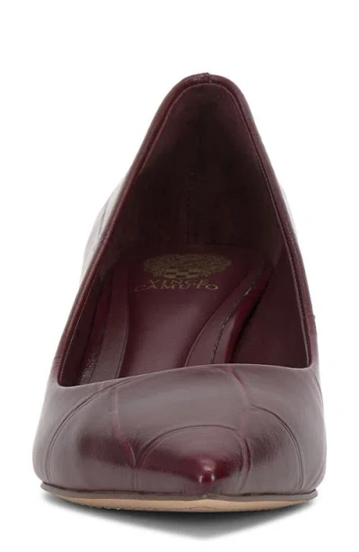 Vince Camuto Kehlia Pointed Toe Pump In Burgundy