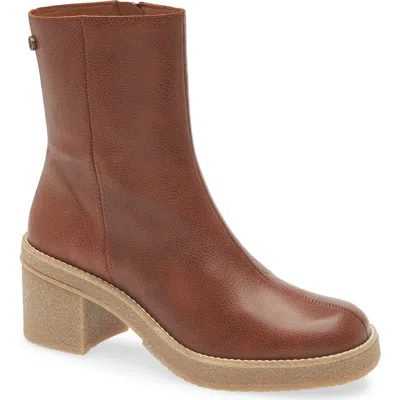Toni Pons Piani Block Heel Bootie In Brown