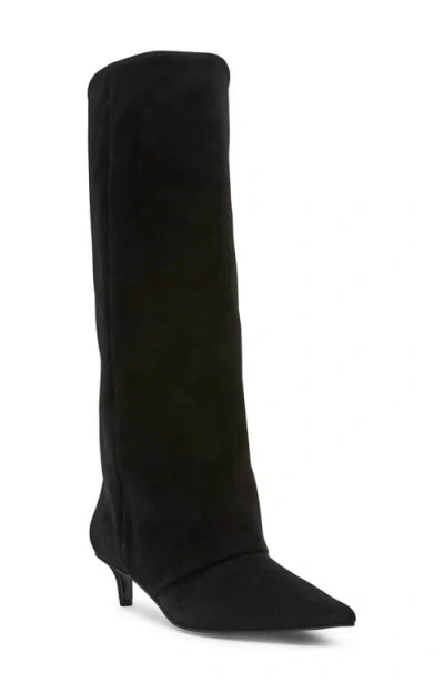 Steve Madden Women's Luca Suede Tall Boots In Black