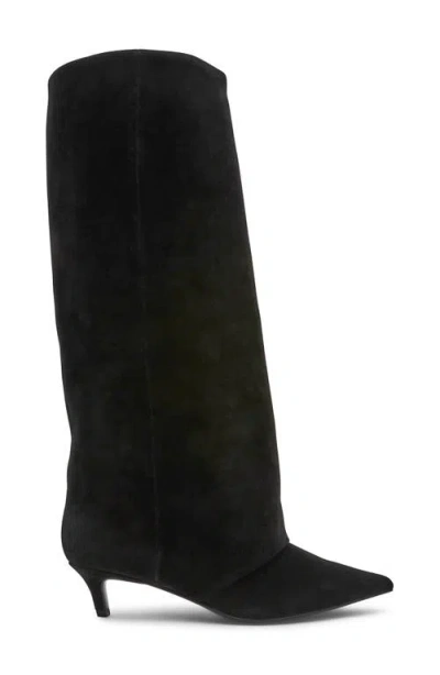 Steve Madden Women's Luca Suede Tall Boots In Black