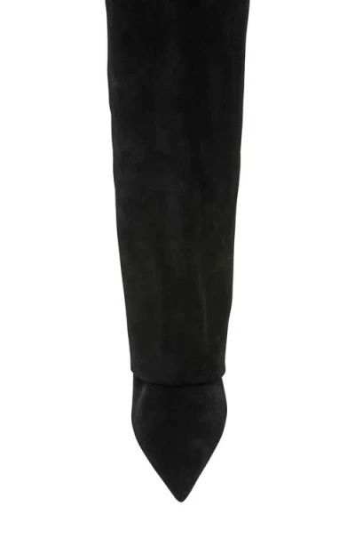 Steve Madden Women's Luca Suede Tall Boots In Black