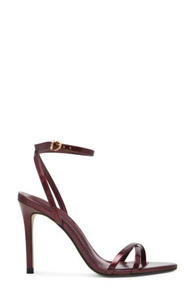 Steve Madden Ankle Strap Stiletto Sandal In Purple