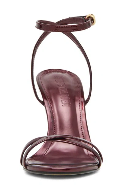 Steve Madden Ankle Strap Stiletto Sandal In Purple