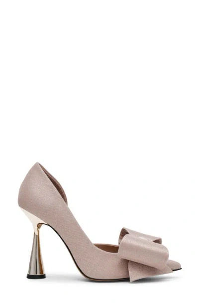 Betsey Johnson Women's Kyliee Embellished Bow Pumps In Gold