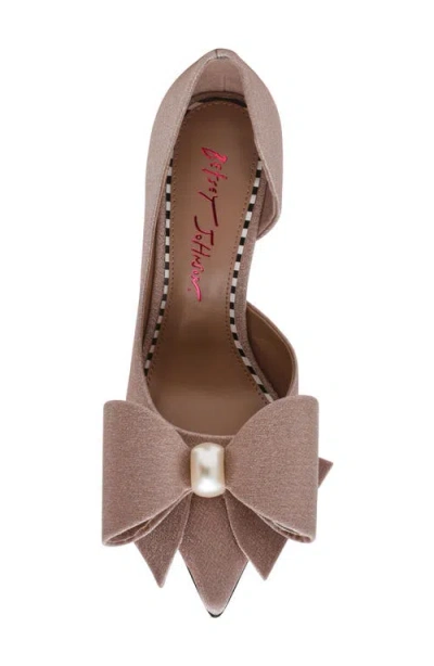 Betsey Johnson Women's Kyliee Embellished Bow Pumps In Gold