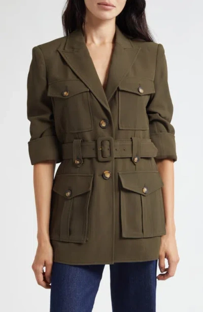 Veronica Beard Jones Dickey Jacket In Green