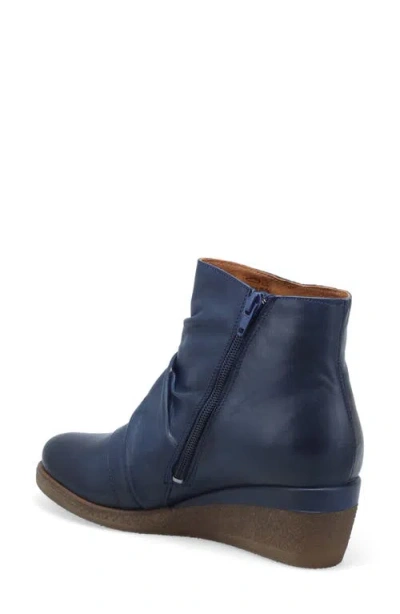 Miz Mooz Maxy Wedge Bootie In Blue