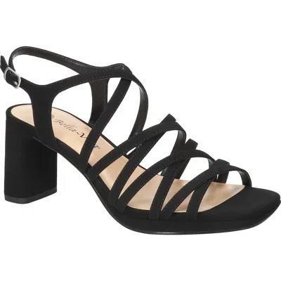 Bella Vita Women's Damsel Square Toe Heeled Sandals In Black