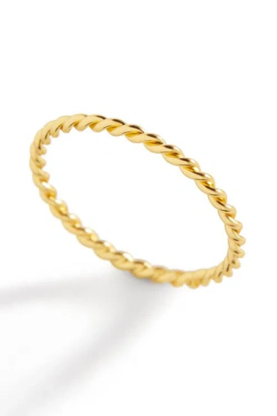 Mint & Lily Dainty Braided Stacking Ring