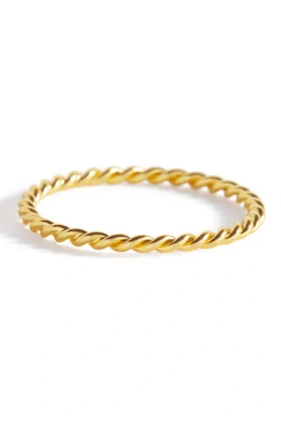 Mint & Lily Dainty Braided Stacking Ring