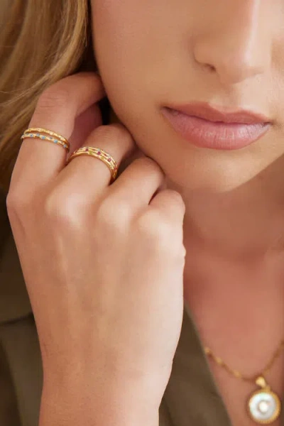 Mint & Lily Dainty Constellation Birthstone Ring