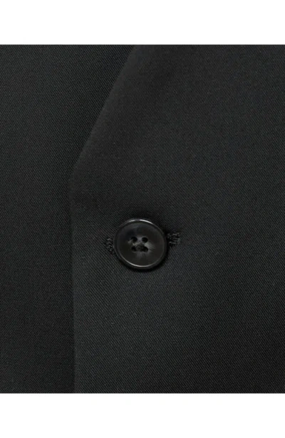 Mango Paris Superslim Fit Suit Vest In Black