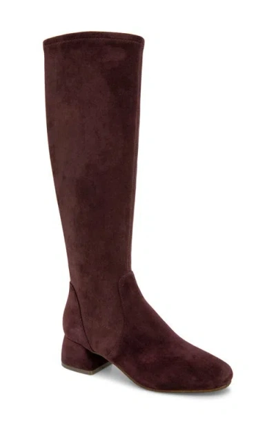 Gentle Souls Women's Emily Stretch Boots In Burgundy