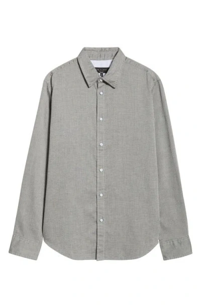 Rag & Bone Tomlin Dobby Stretch Button-up Shirt In Animal Print