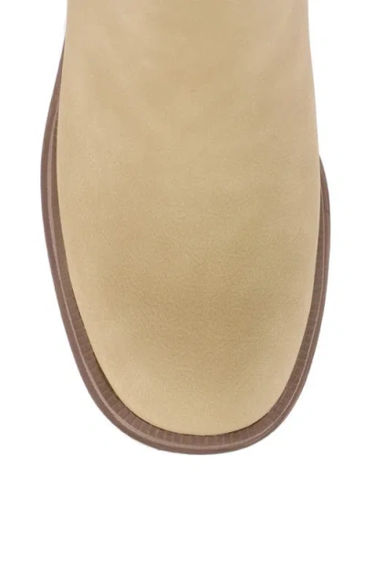 Mia Women's Panola Stacked Heel Lug Sole Chelsea Booties In Neutral